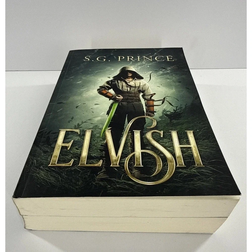2 Elvish Trilogy novels: S.G. Prince Elvish‎ & Ember Oversized Trade Paperbacks